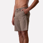SHORT HÍBRIDO 19" CAFÉ