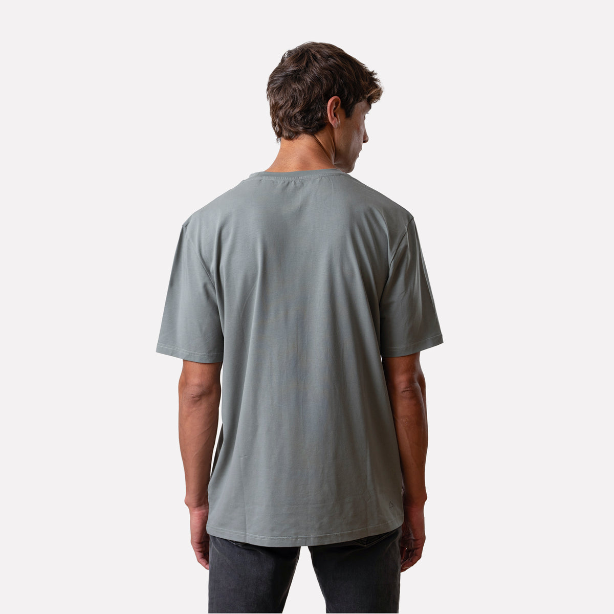 Polera MC Plain Pocket Verde