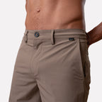 SHORT HÍBRIDO 19" CAFÉ