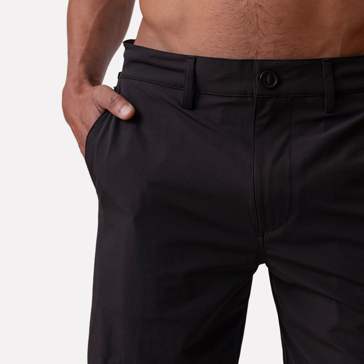 SHORT HÍBRIDO 19" NEGRO