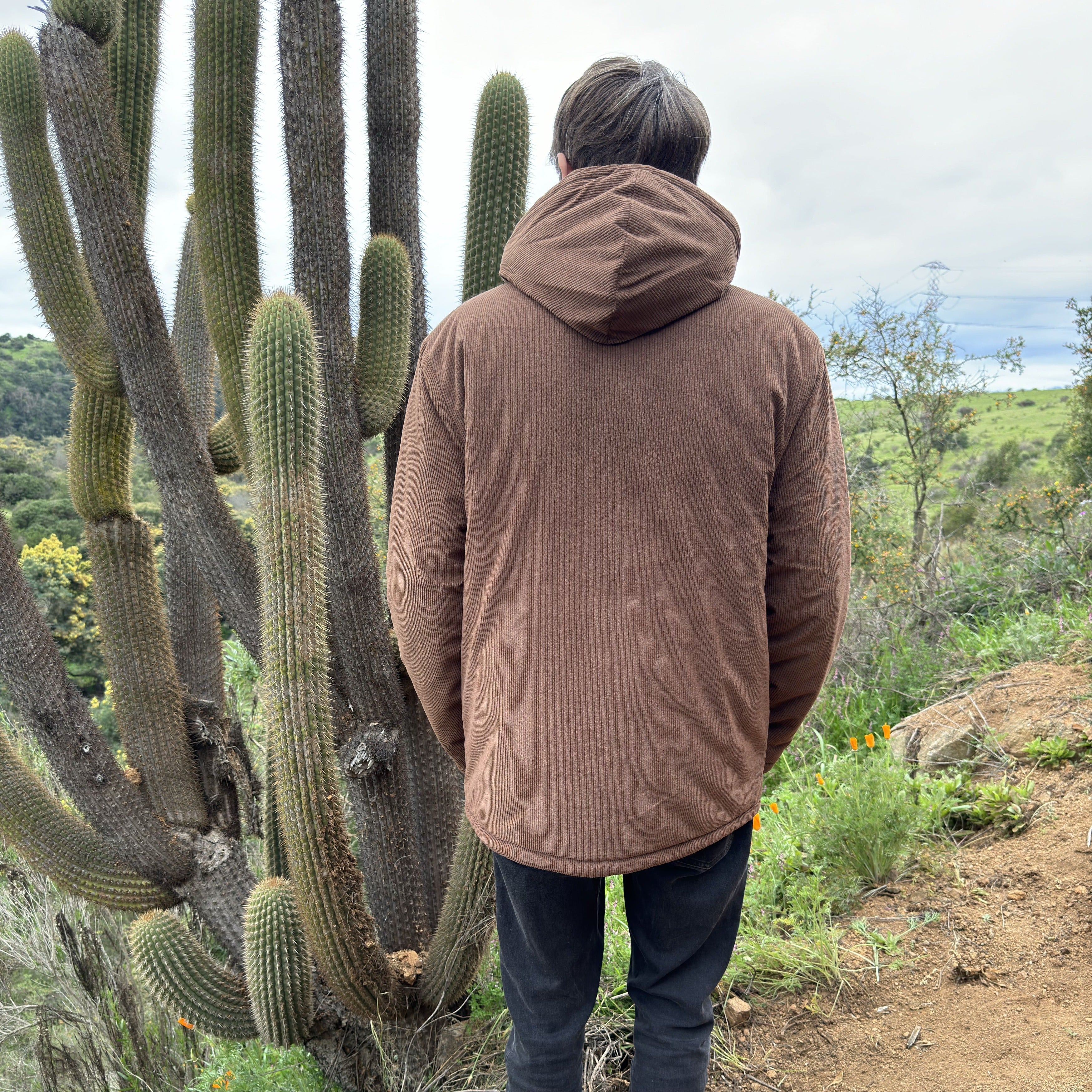 CHAQUETA FZ CORDUROY CAFÉ