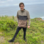 POLERÓN HALF ZIPPER MULTICOLOR