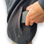 POLERÓN HALF ZIPPER NEGRO