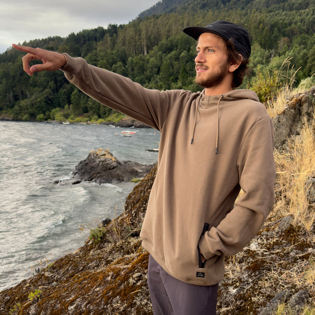 POLERÓN HOODIE CAFÉ