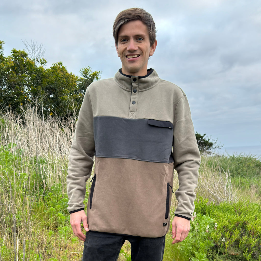 POLERÓN HALF ZIPPER MULTICOLOR