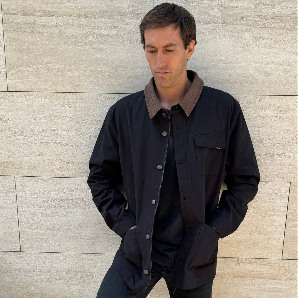 CHAQUETA CANVAS NEGRA