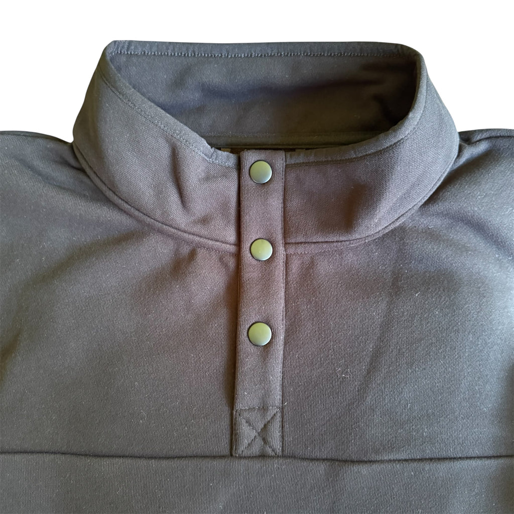 POLERÓN HALF ZIPPER NEGRO
