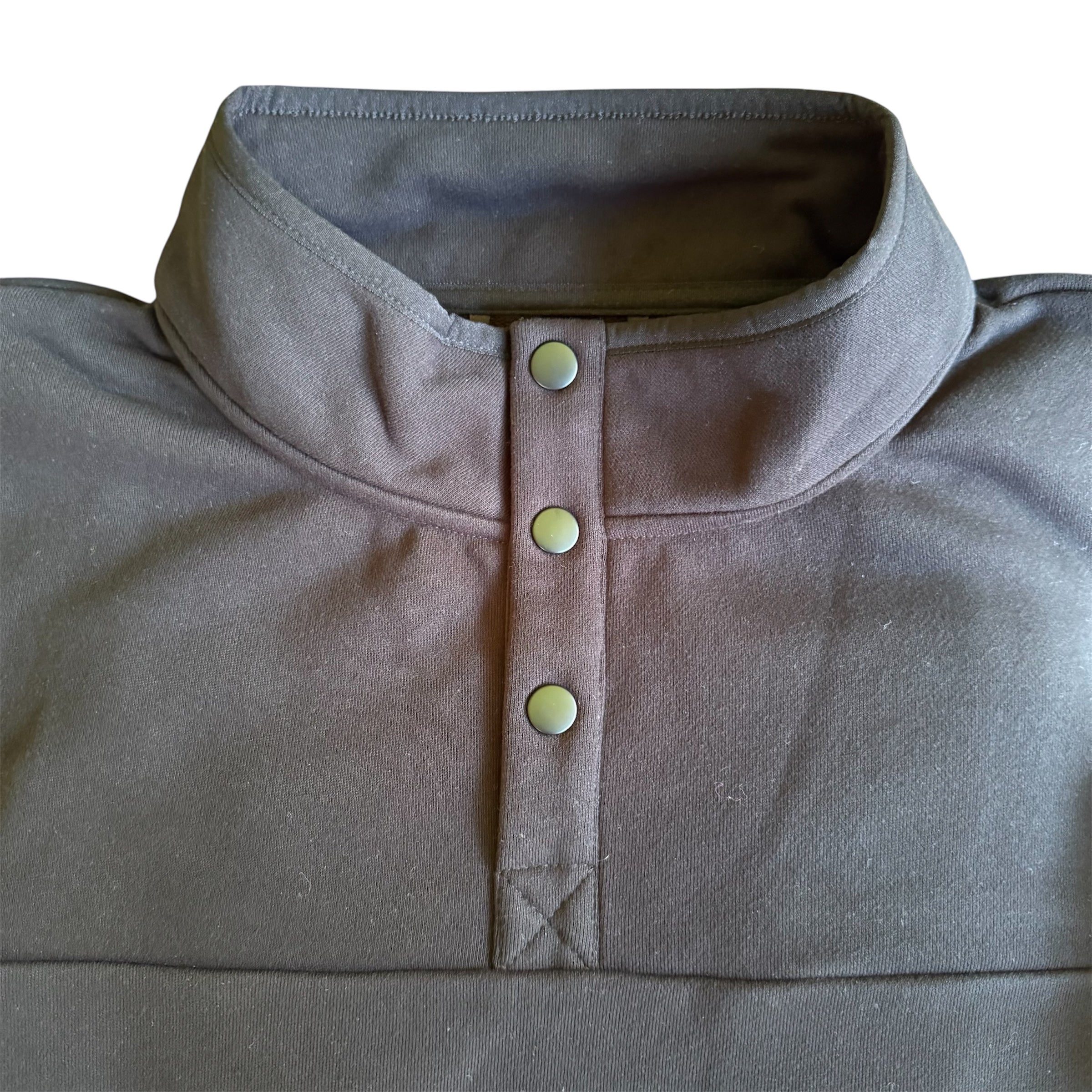 POLERÓN HALF ZIPPER NEGRO
