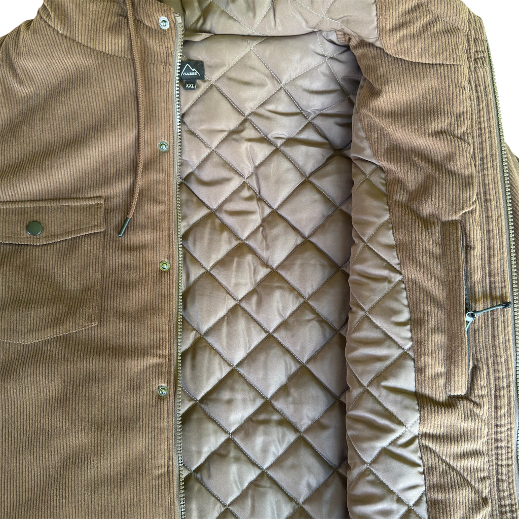 CHAQUETA FZ CORDUROY CAFÉ