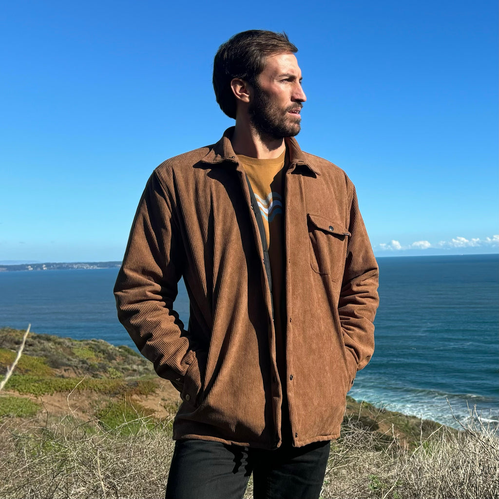 CHAQUETA REVERSIBLE HOMBRE TAUPE