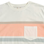 POLERA MANGA CORTA HOMBRE BLANCA PLAIN POCKET