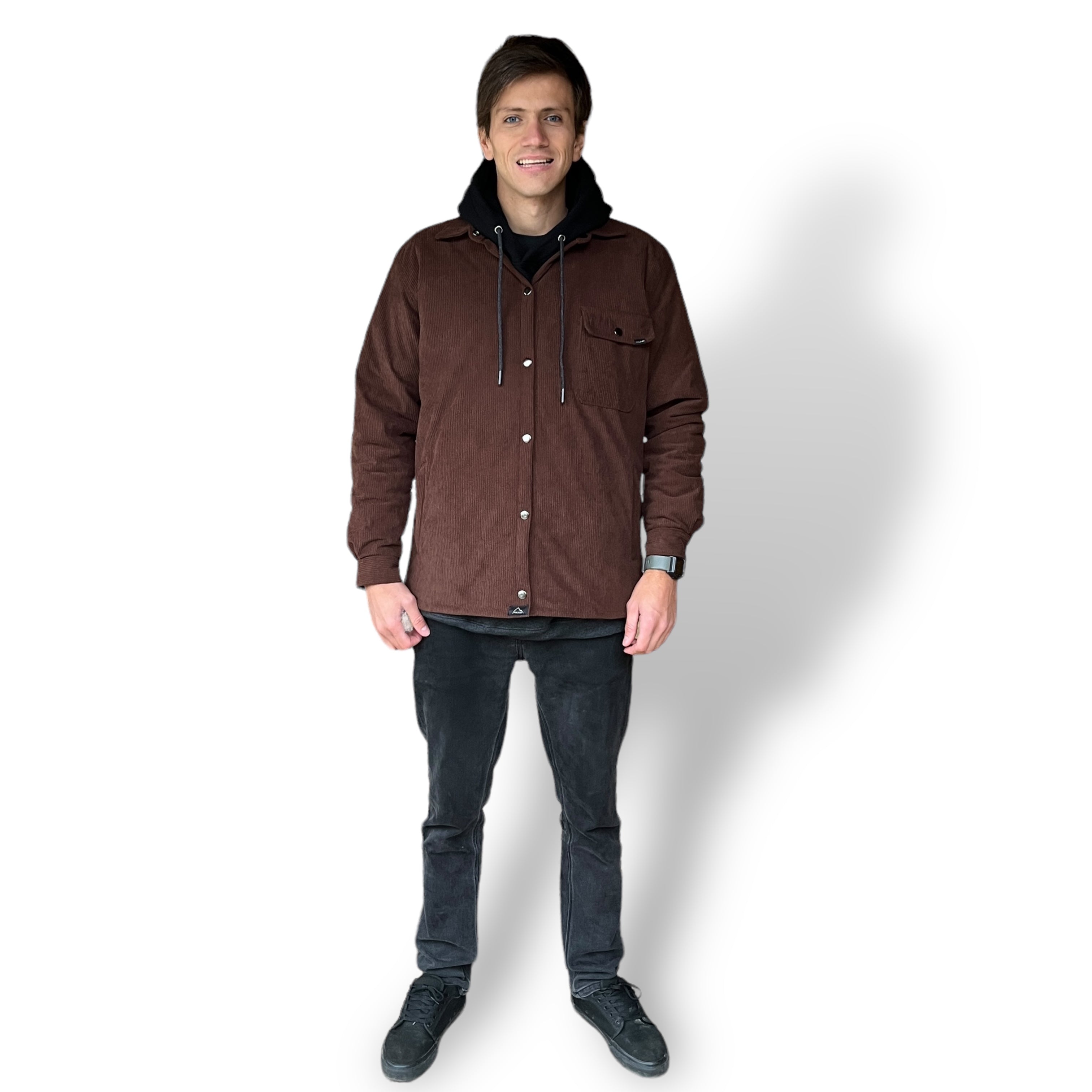 CHAQUETA REVERSIBLE HOMBRE CAFÉ