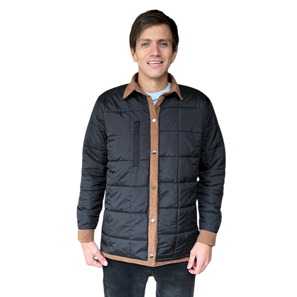 CHAQUETA REVERSIBLE HOMBRE TAUPE