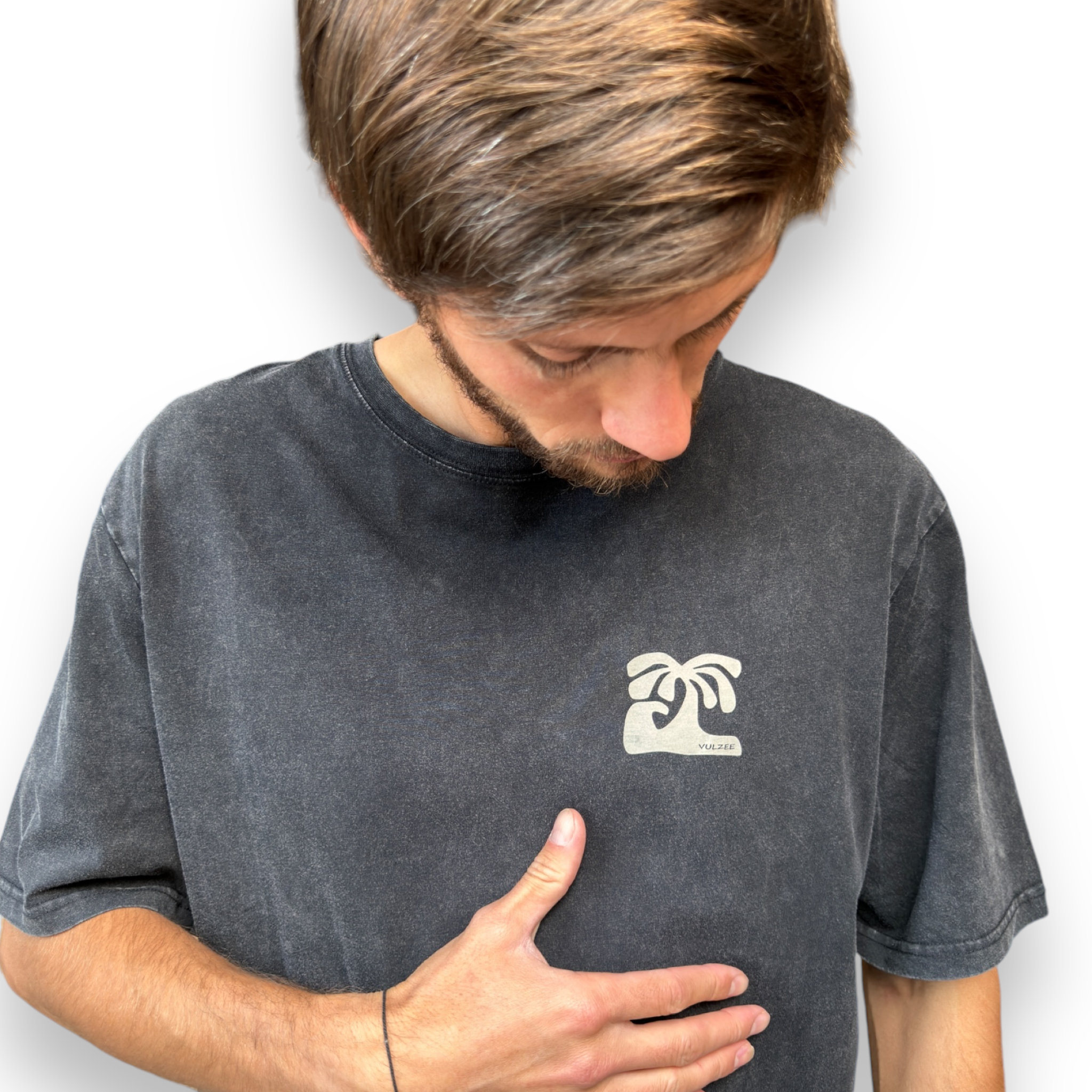 POLERA MC RAPA NUI NEGRA