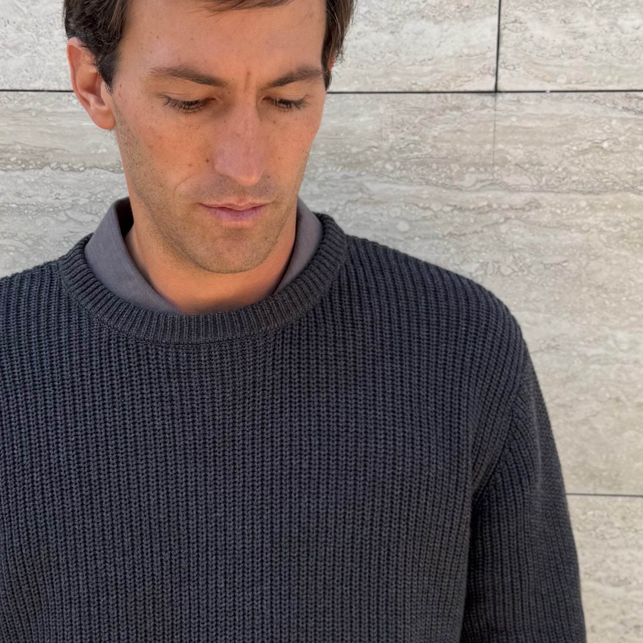 CHALECO WAFFLE GRAFITO