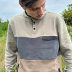 POLERÓN HALF ZIPPER MULTICOLOR