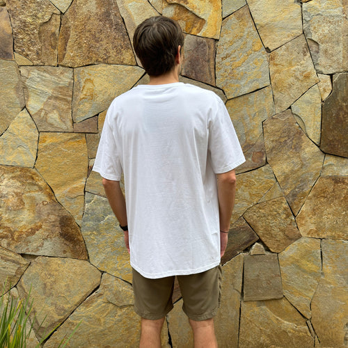 POLERA MC SURFBOARDS BLANCA