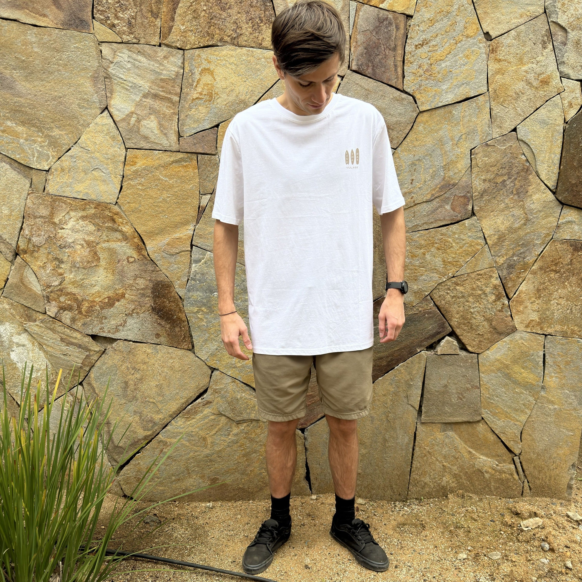 POLERA MC SURFBOARDS BLANCA